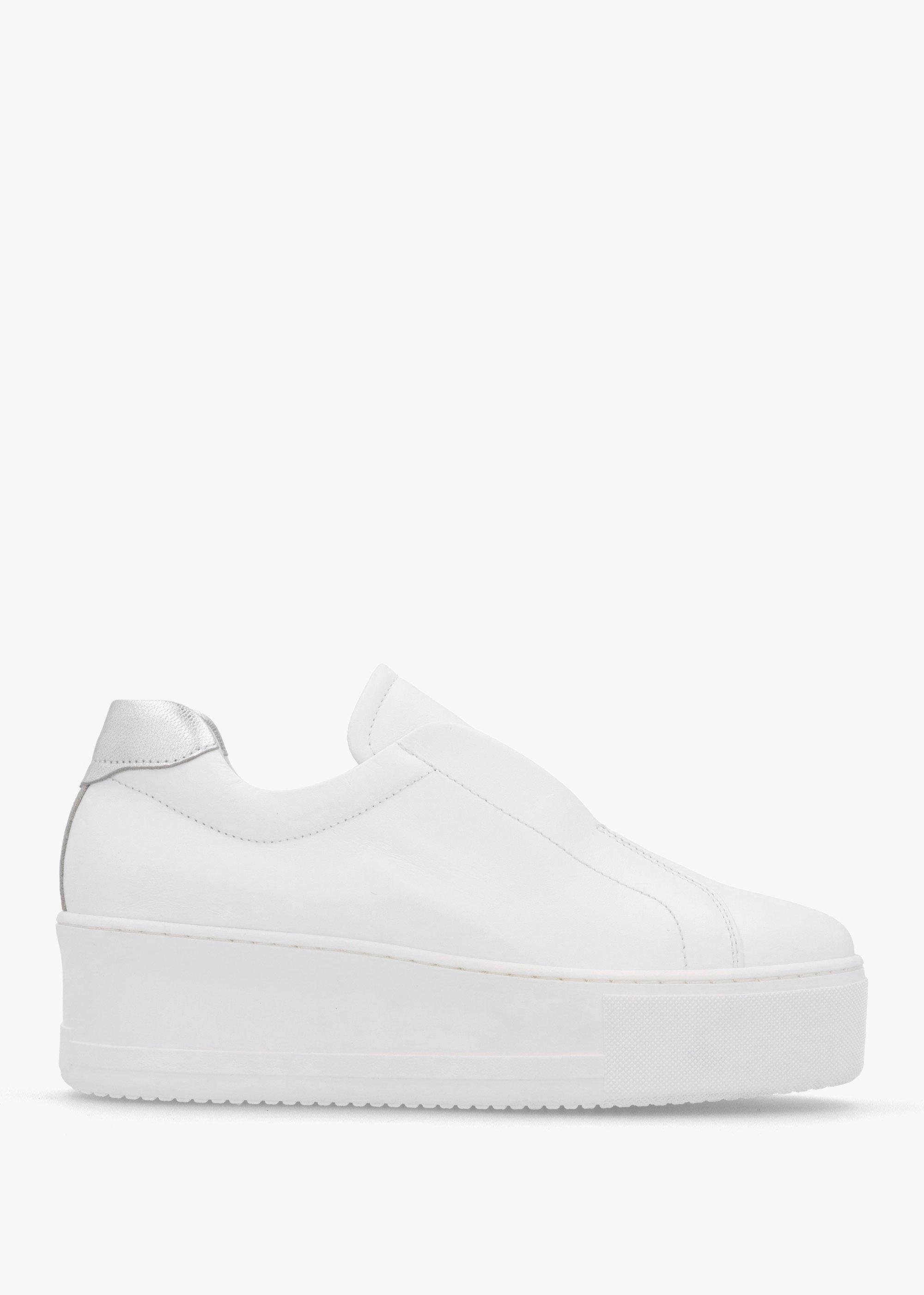 laceless flatform trainers