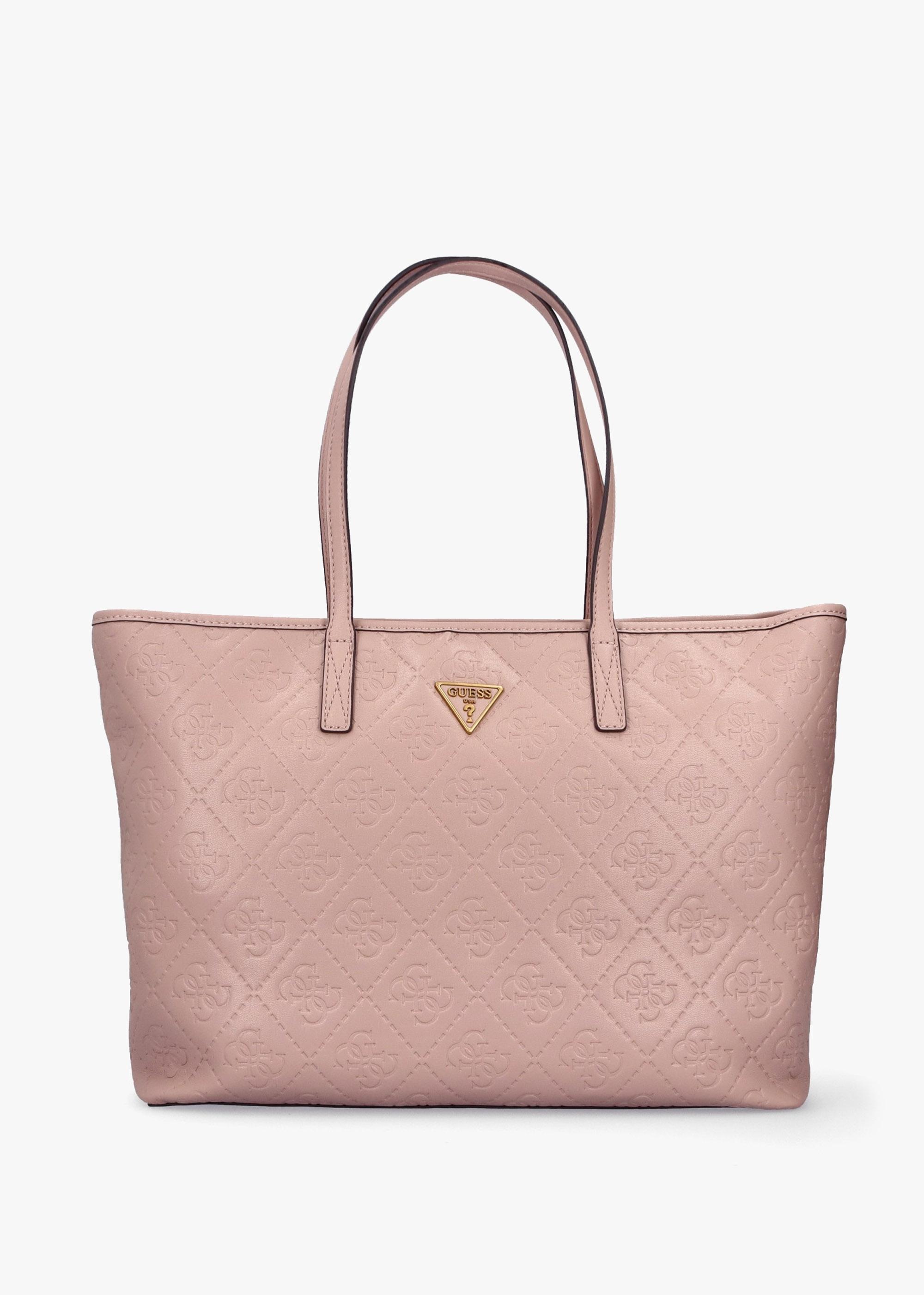 Guess Large Power Play Rosewood Logo Tech Tote Bag in Pink Lyst UK