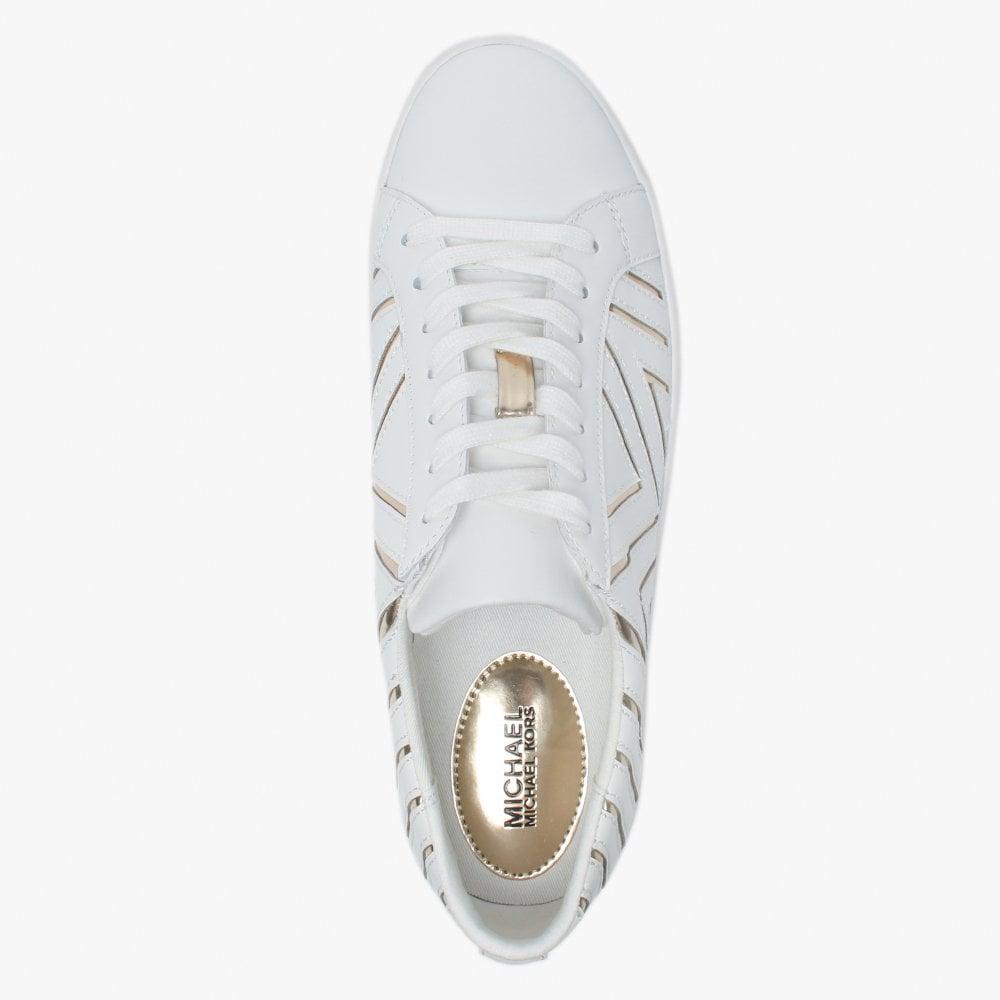 michael kors whitney leather sneaker