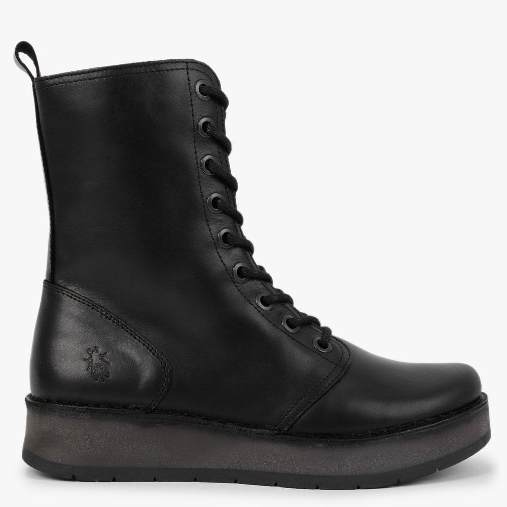 fly black boots
