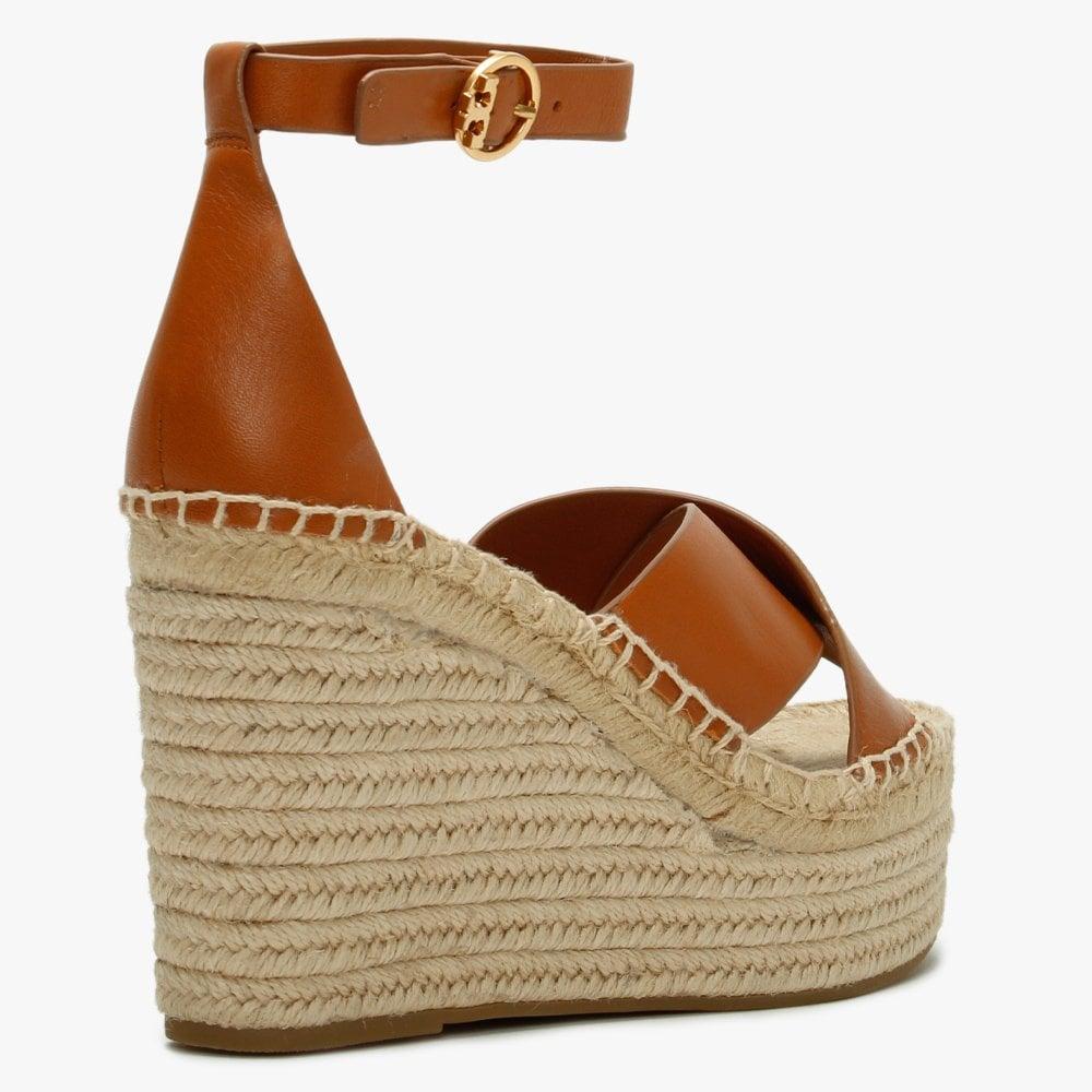 Tory Burch Selby Ambra Leather Wedge 