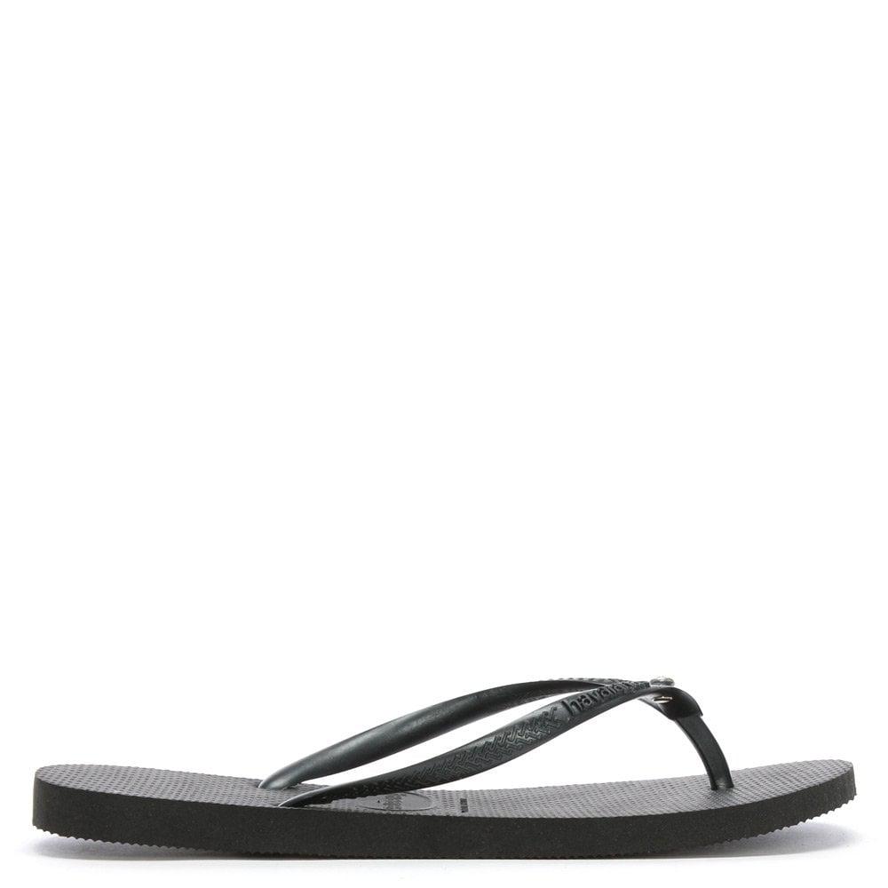 black diamante havaianas