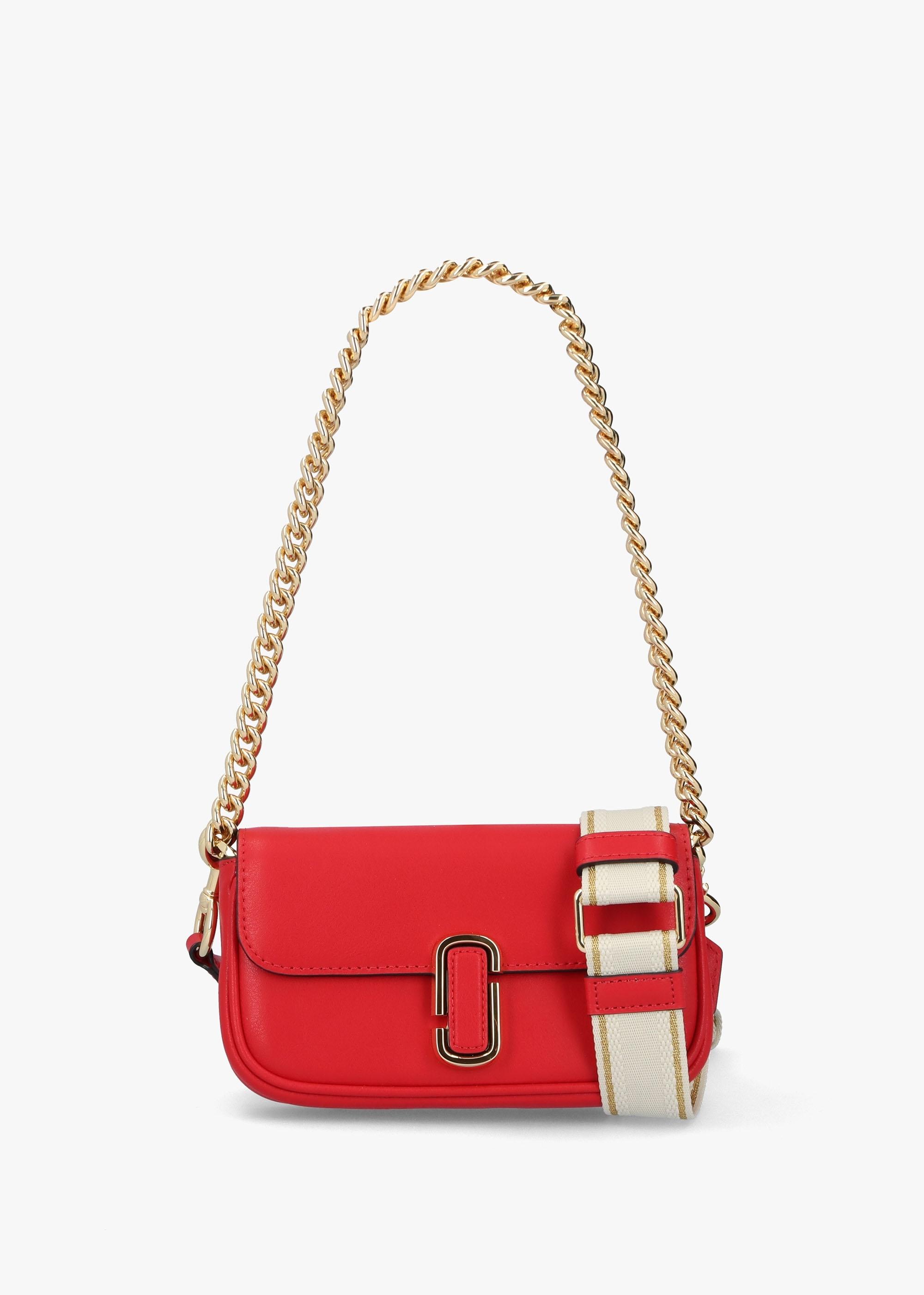 Marc Jacobs The J Marc Mini True Red Leather Shoulder Bag Lyst