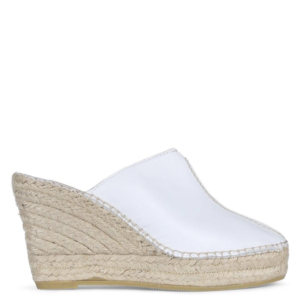 wedge mules closed toe