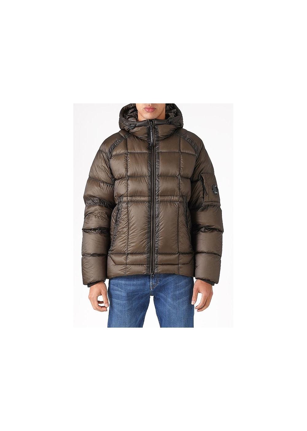 C.P. Company Mens D.d.shell Hooded Down Jacket In Olive
