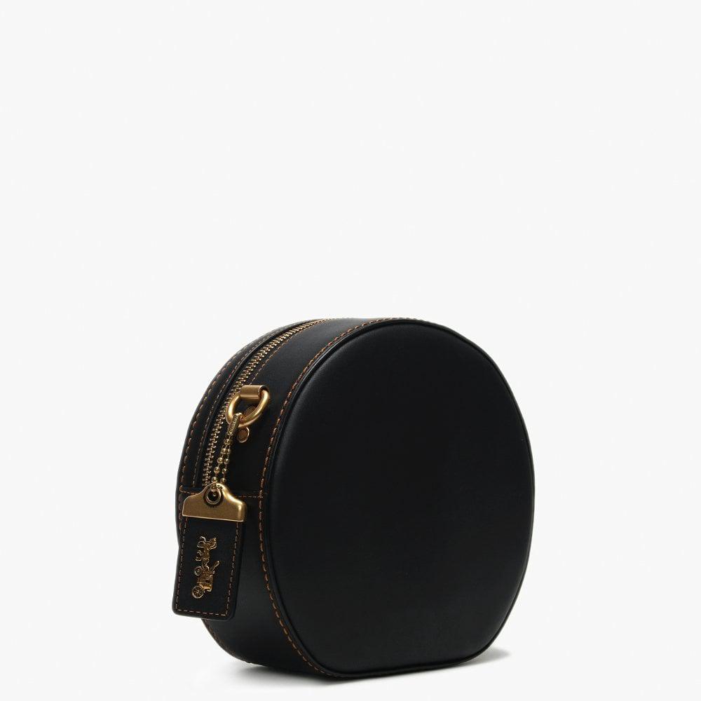 black round cross body bag