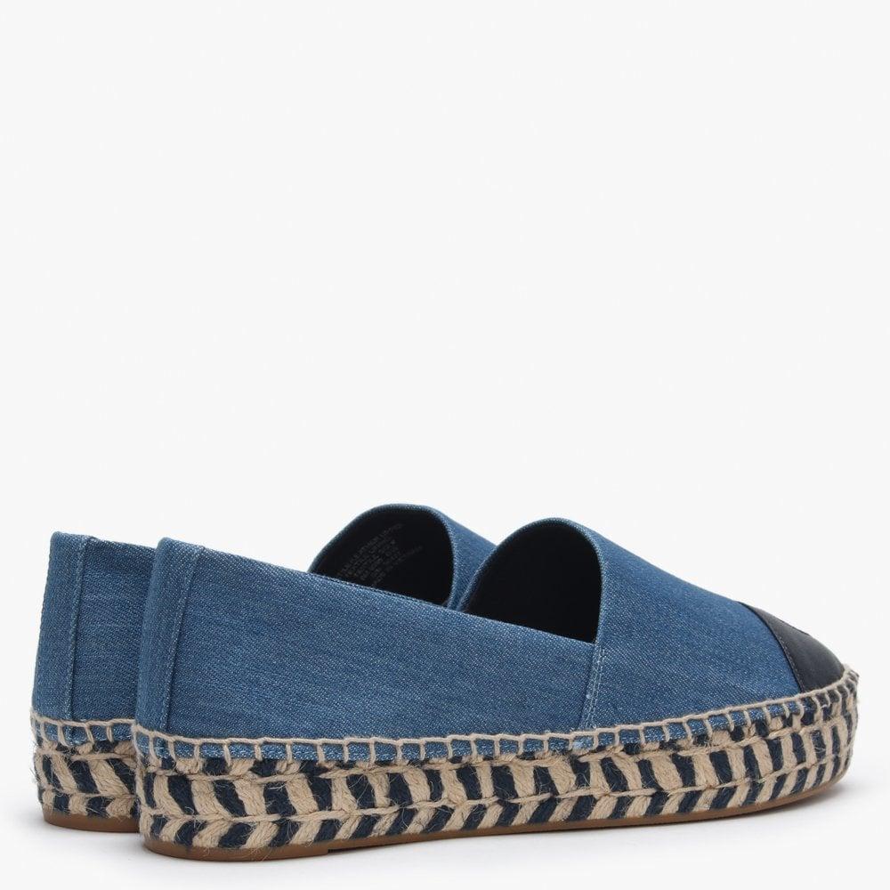 tory burch espadrille denim