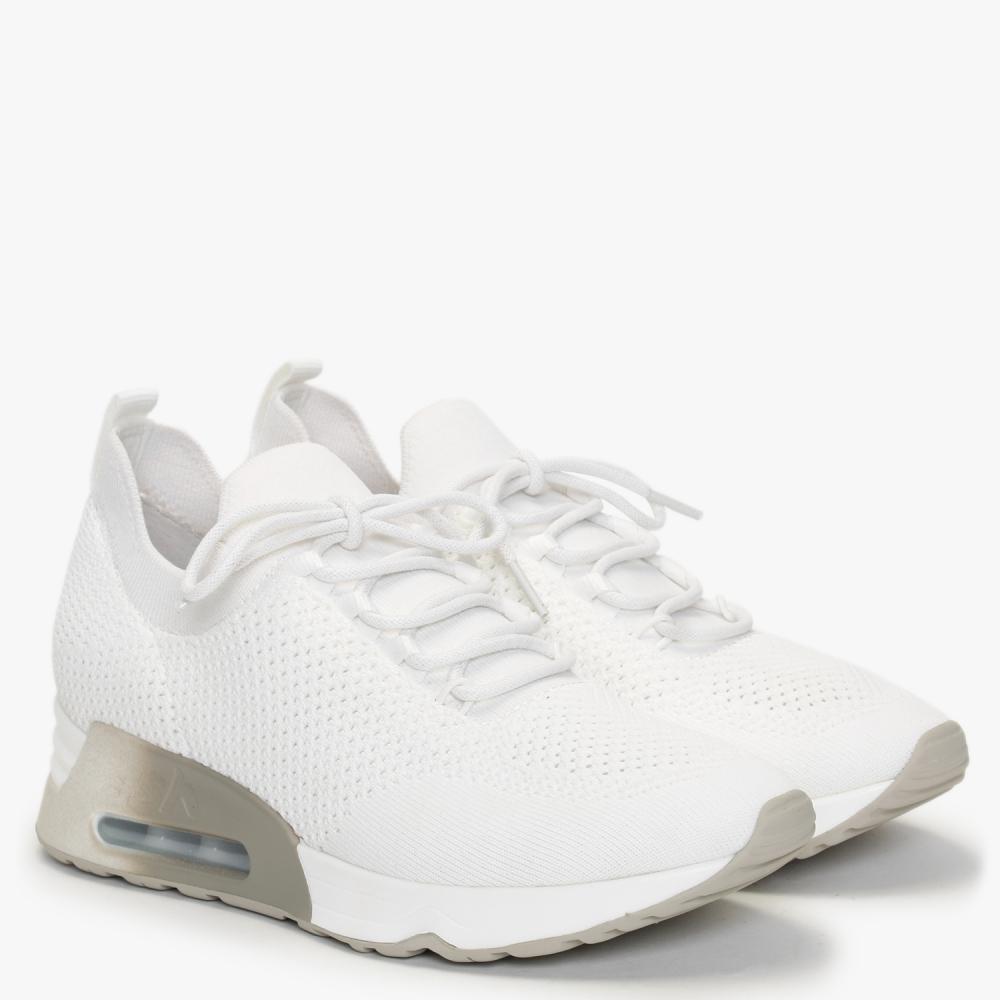 Ash Lunatic White Off White Knitted Trainers | Lyst