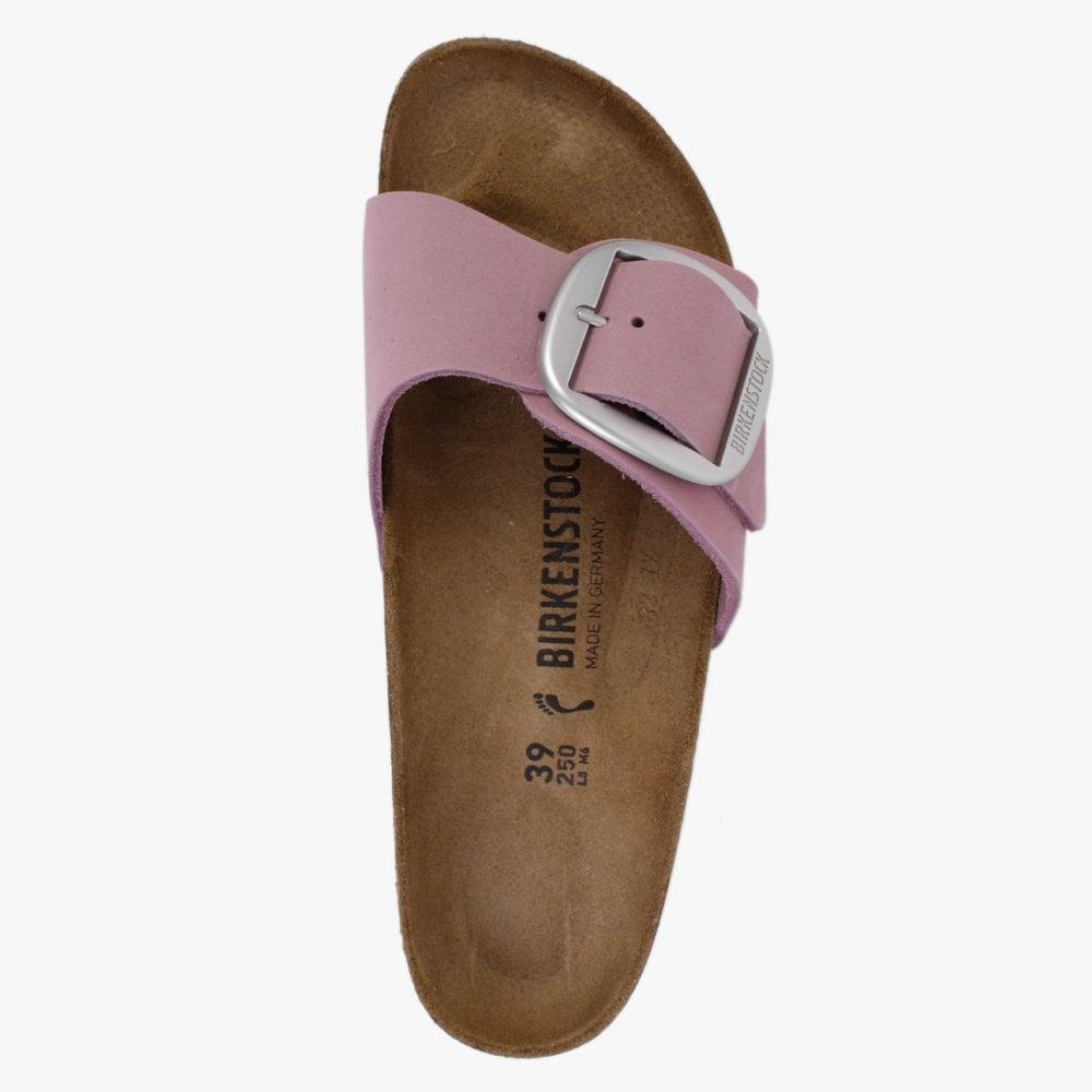 Birkenstock madrid big buckle metallic rose deals