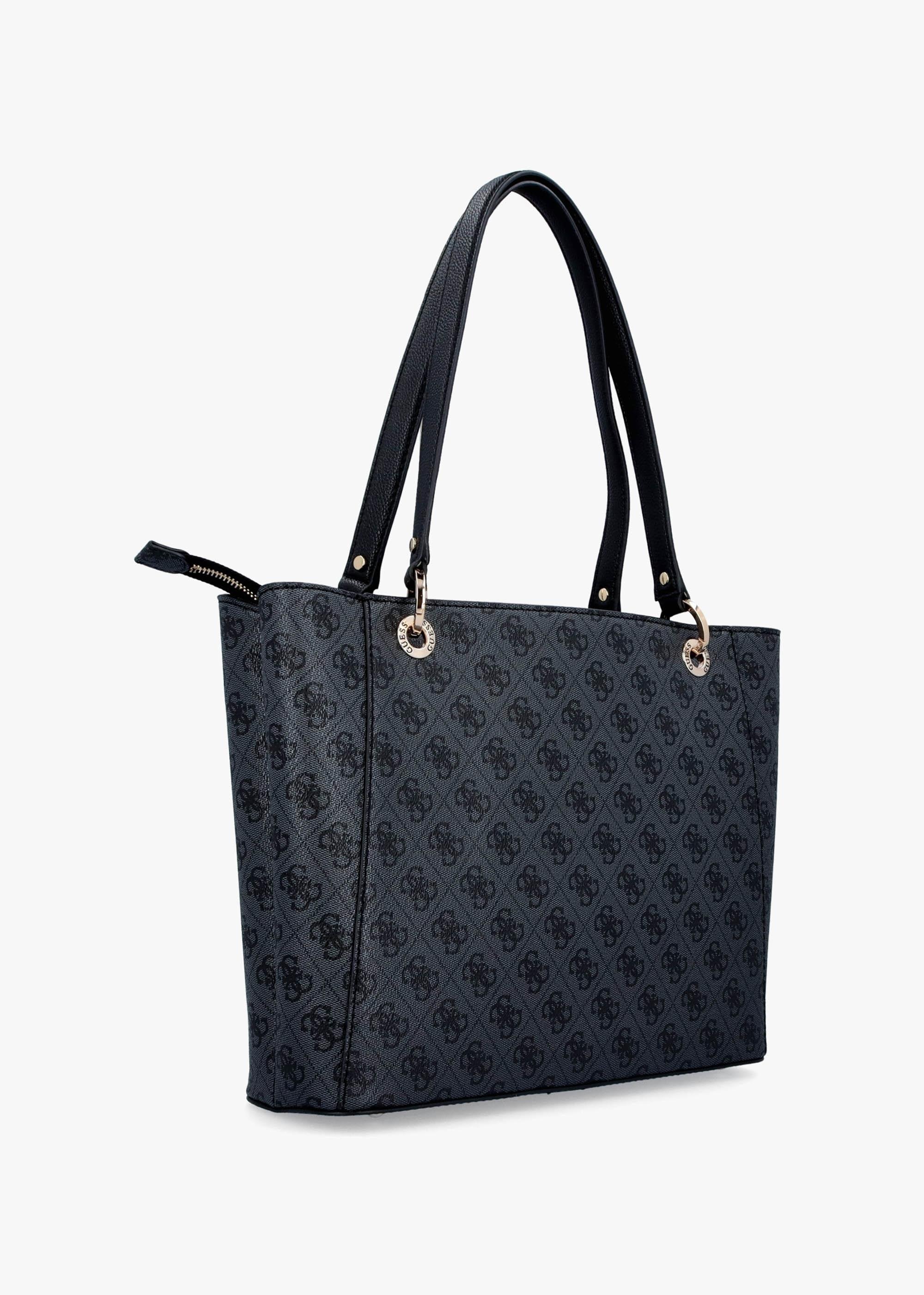 Guess Noelle II crossbody tas coal logo | 024812-Zwart