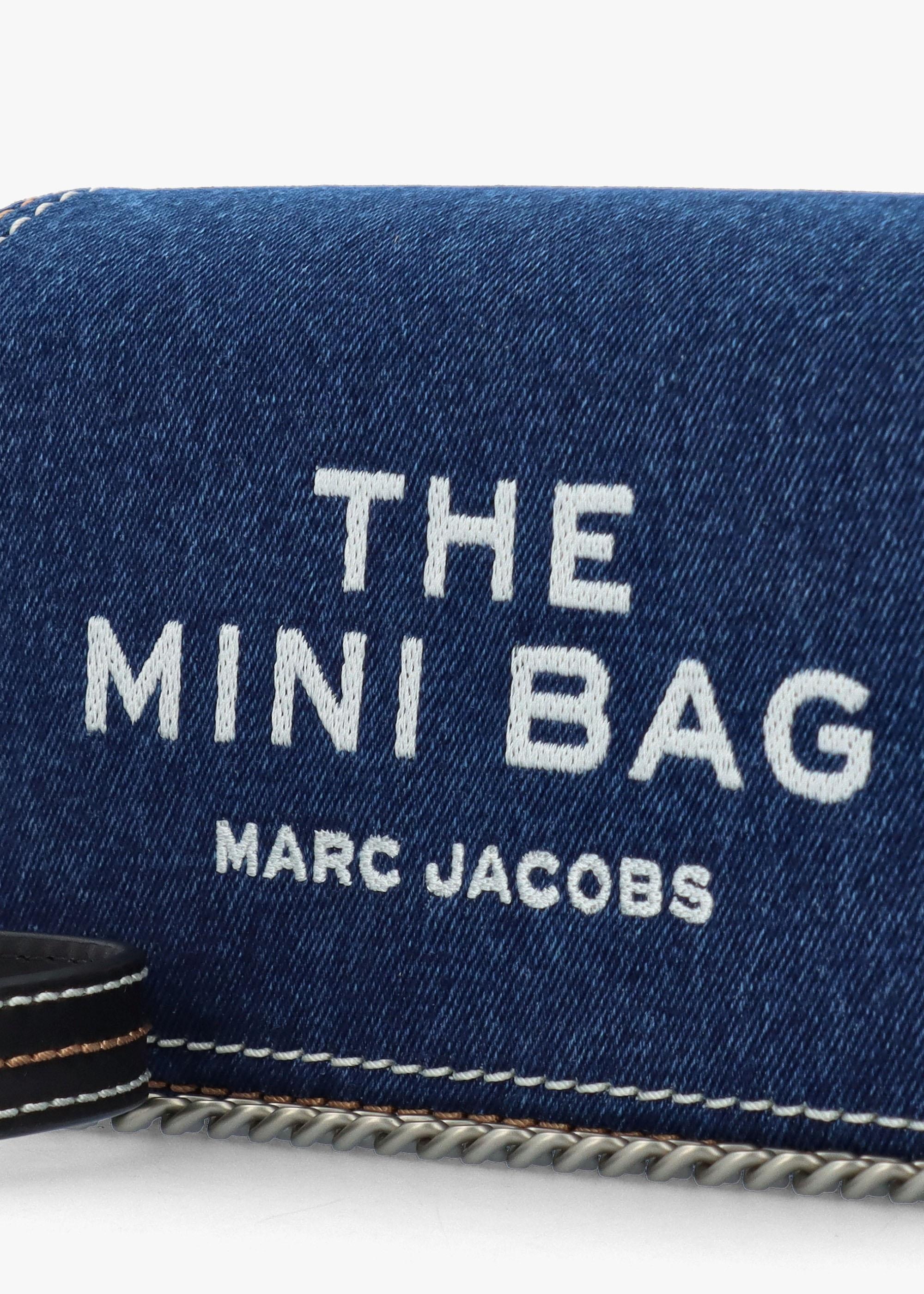 Marc Jacobs The Denim Chain Dark Wash Mini Cross-Body Bag in Blue 