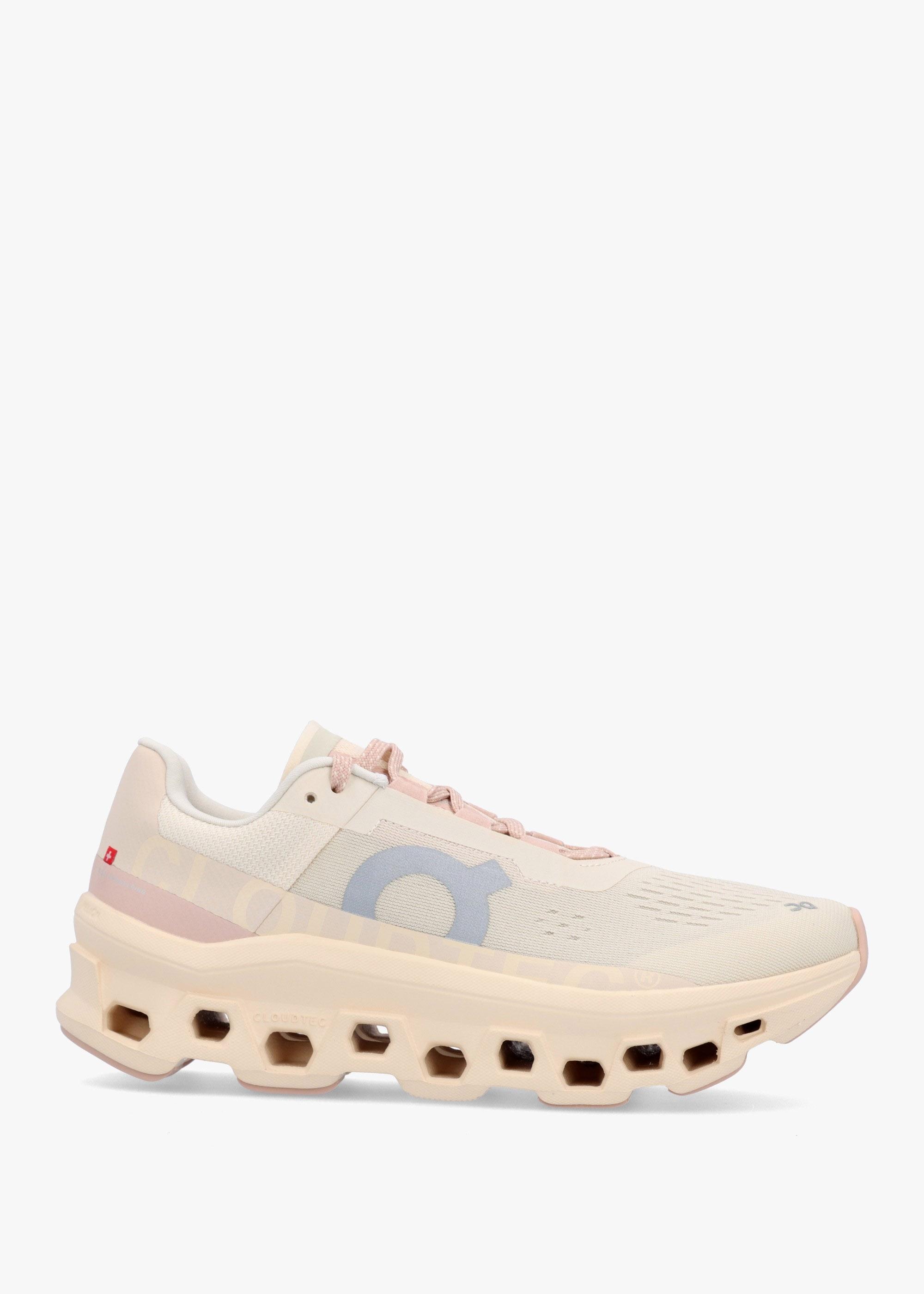 On Shoes Cloudmonster Moon Fawn Trainers in Natural Lyst
