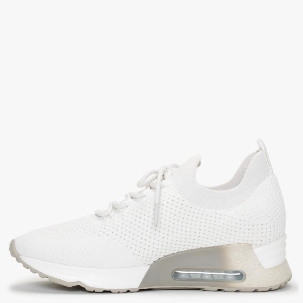 Ash Lunatic White Off White Knitted Trainers | Lyst