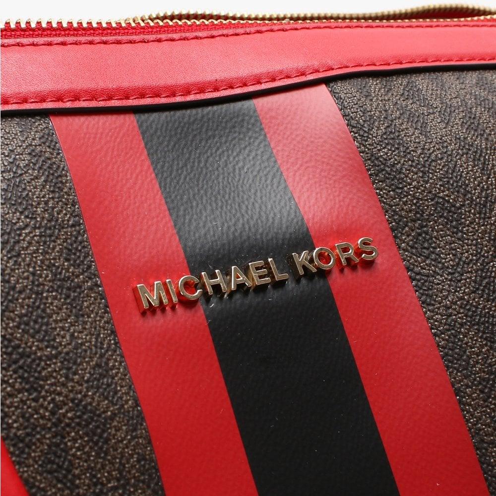 Michael Kors, Bags, Michael Kors Large Logo Stripe Travel Bag