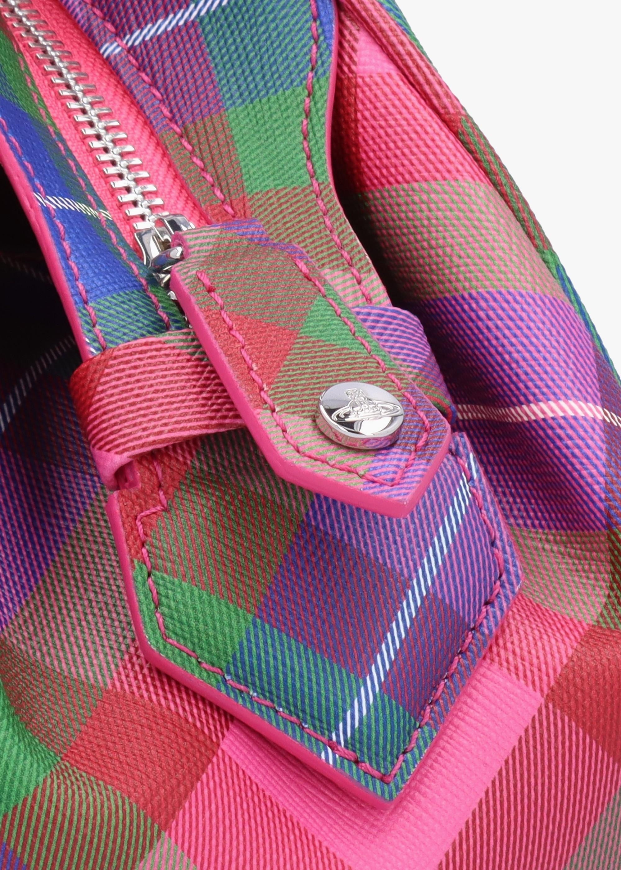 Vivienne Westwood Yasmine Medium Candy Tartan Tote Bag in