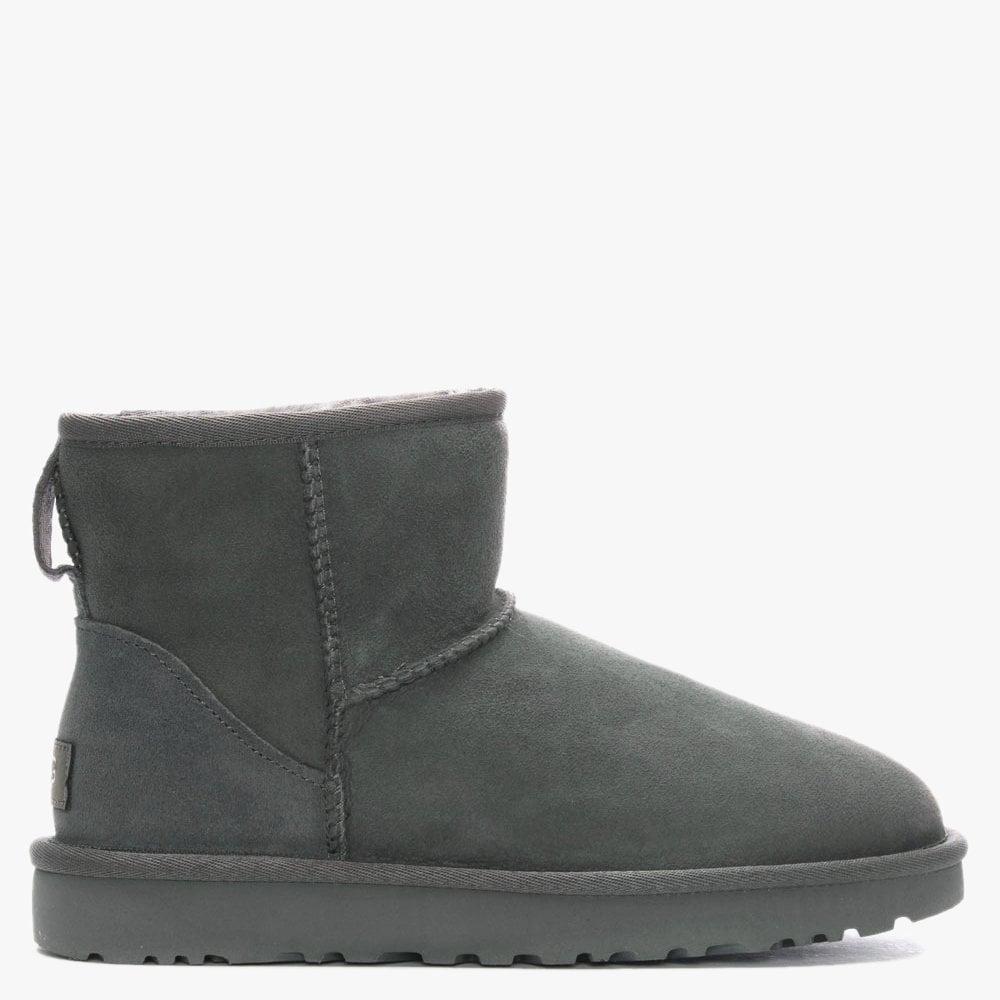 ugg mini metallic grey
