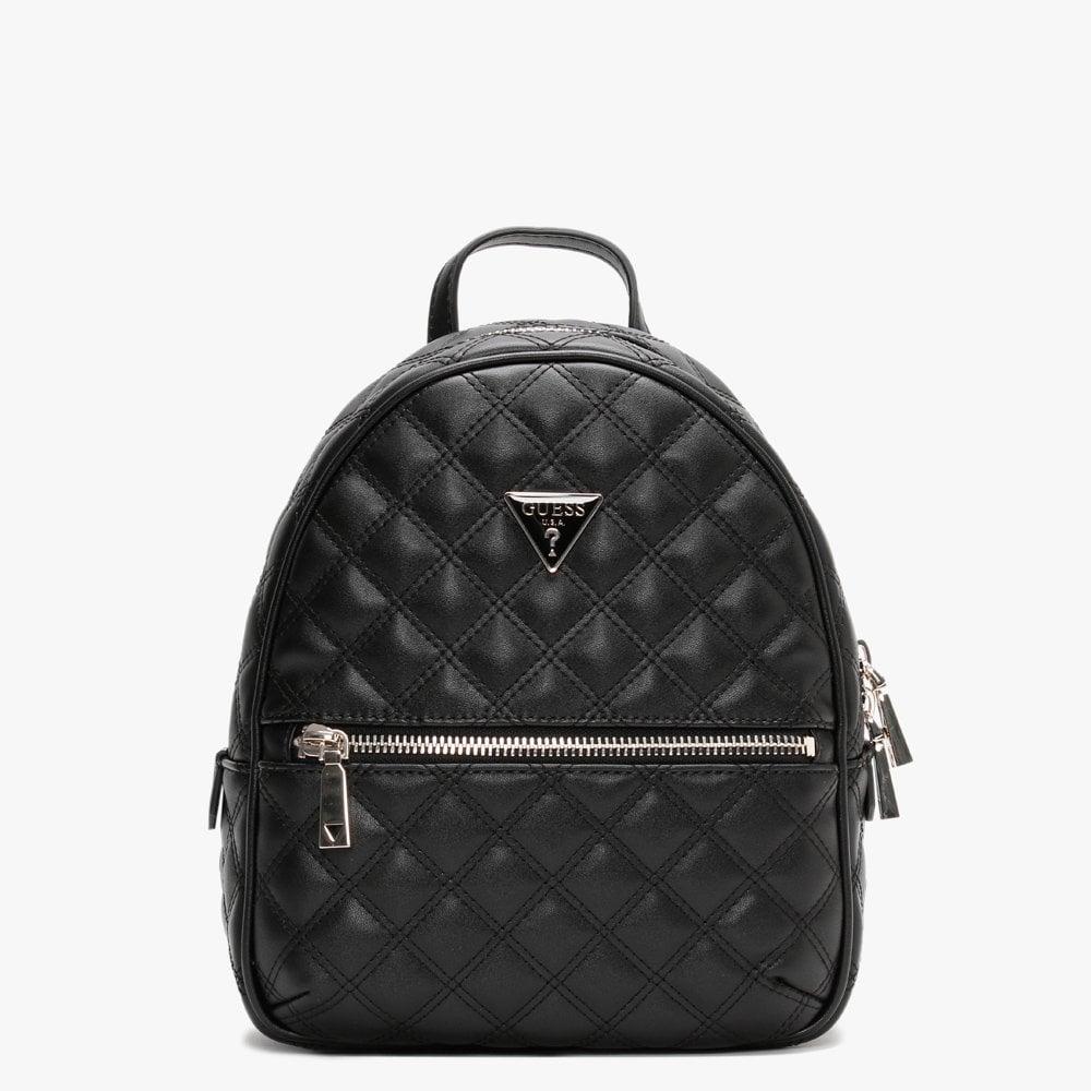 Guess Cessily Quilted Black Backpack - Save 19% - Lyst