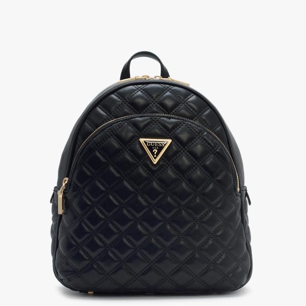 Guess Giully Black Quilted Backpack in Blue | Lyst