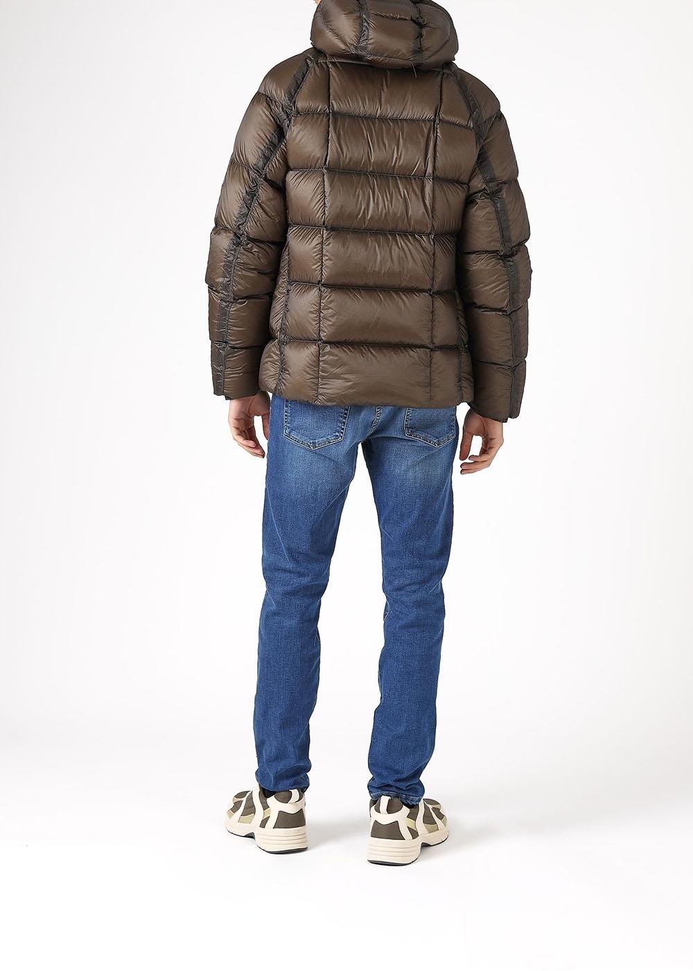 C.P. Company Mens D.d.shell Hooded Down Jacket In Olive