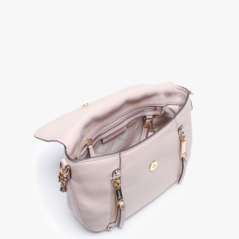 Michael Kors Medium Evie Soft Pink Leather Shoulder Bag - Lyst