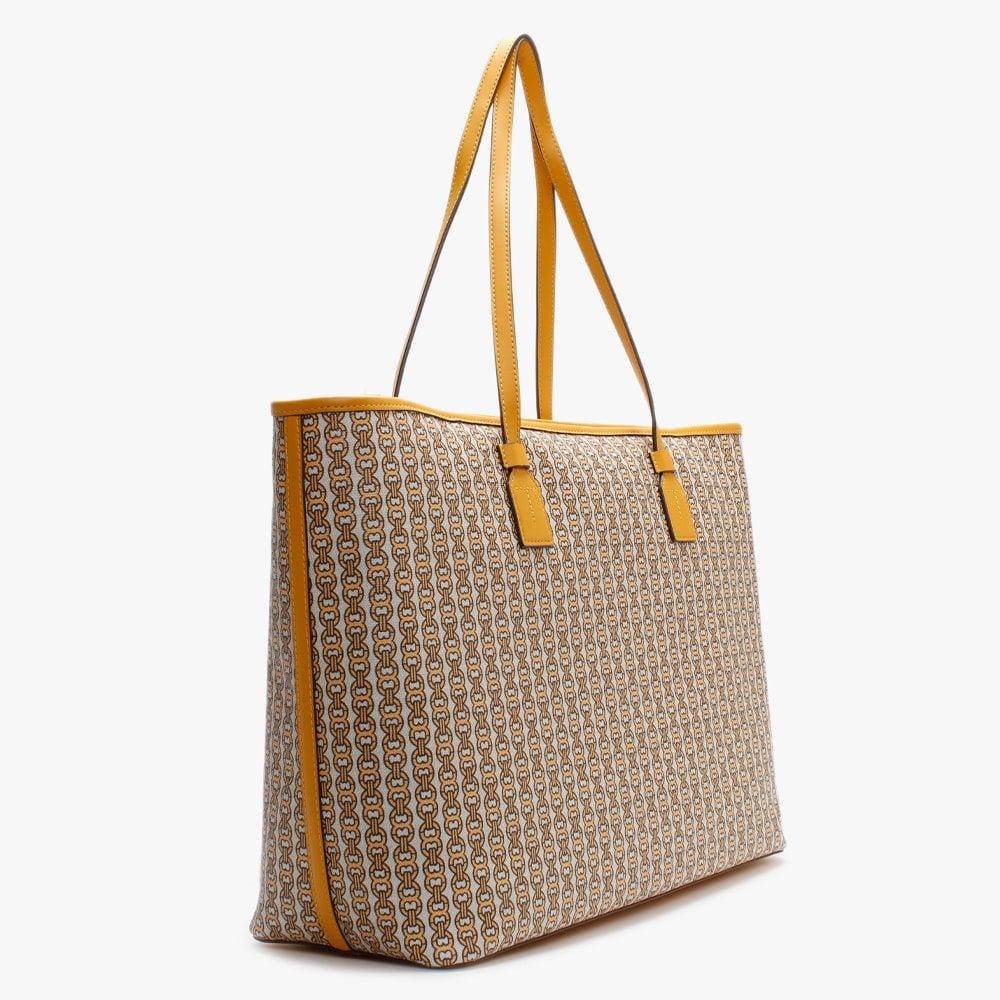 Tory Burch Gemini Link Canvas Tote Bag - Lyst