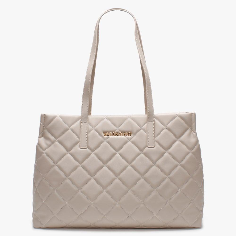 valentino quilted tote bag
