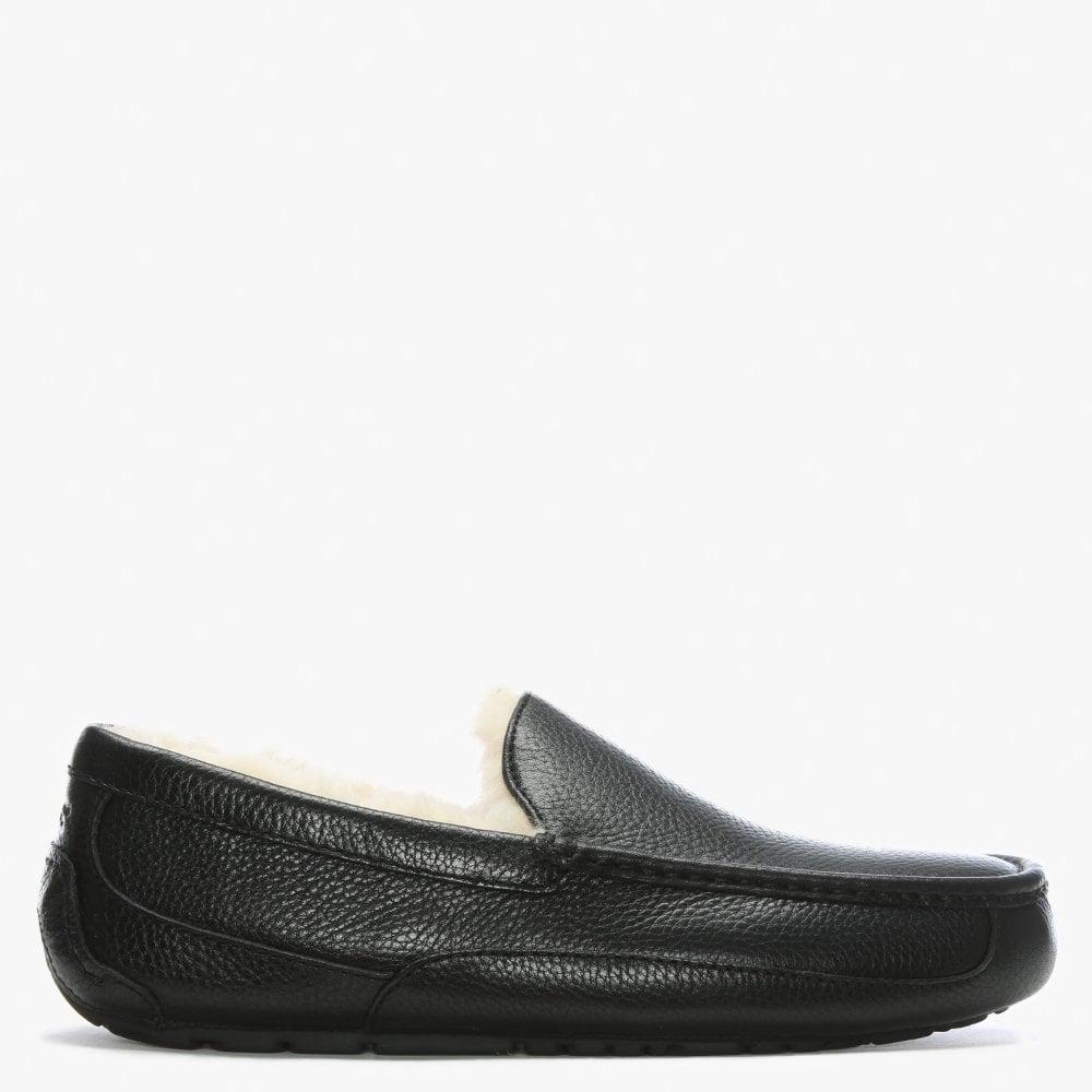 ugg ascot black marble