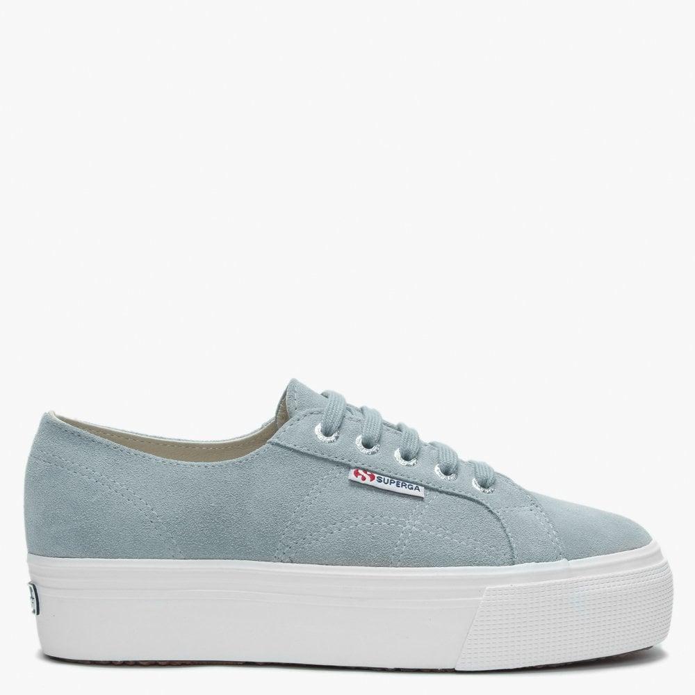 superga suede flatforms