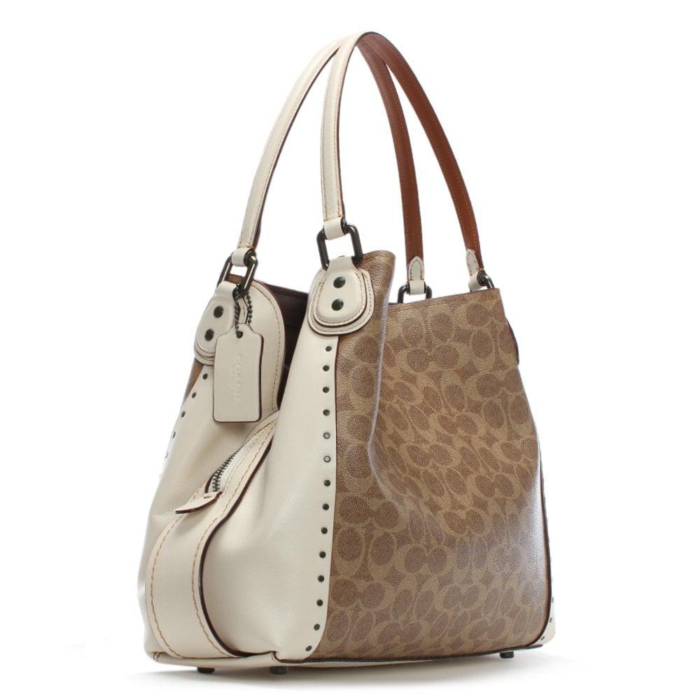 coach edie 31 chalk