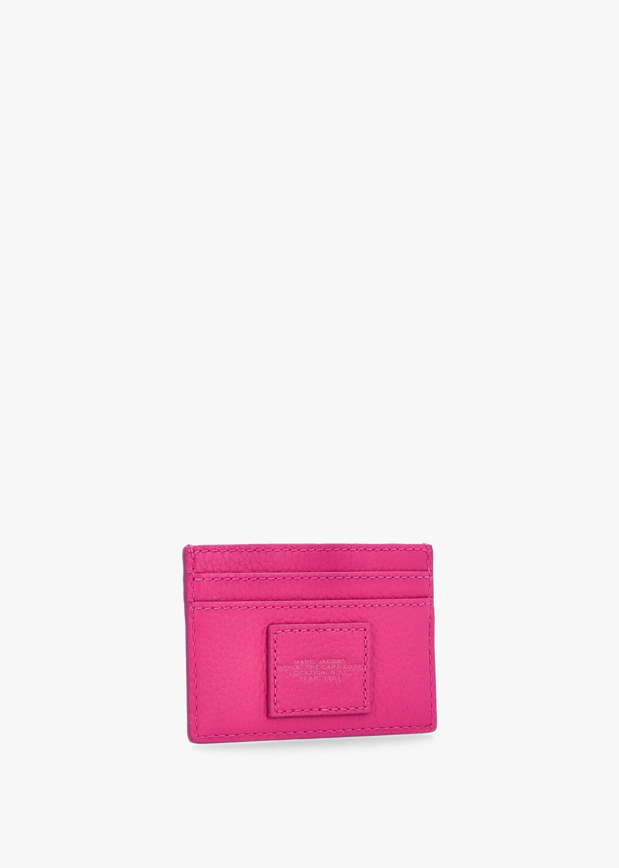 ◇MARC JACOBS◇ Leather The Items The Card CaseHot Pink Marc Jacobs - The Card Case Leather Pink - The Corner