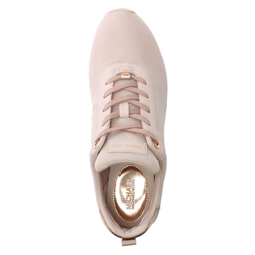 jada mesh and leather trainer