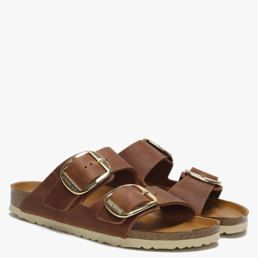birkenstock big buckle tan