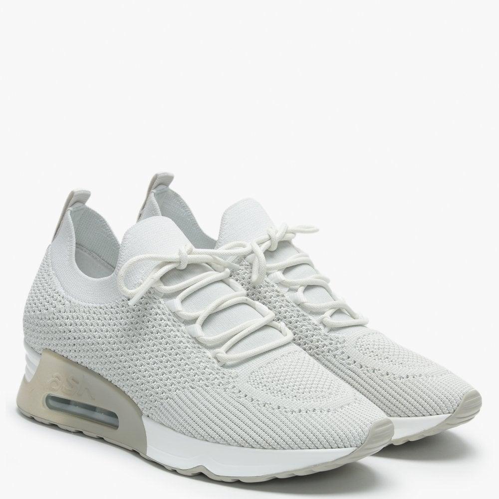 Ash Lunatic White Knitted Trainers Lyst UK