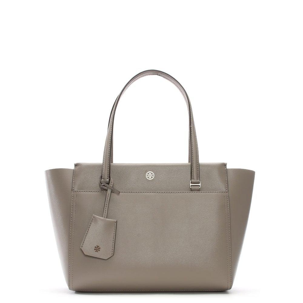 tory burch parker leather tote