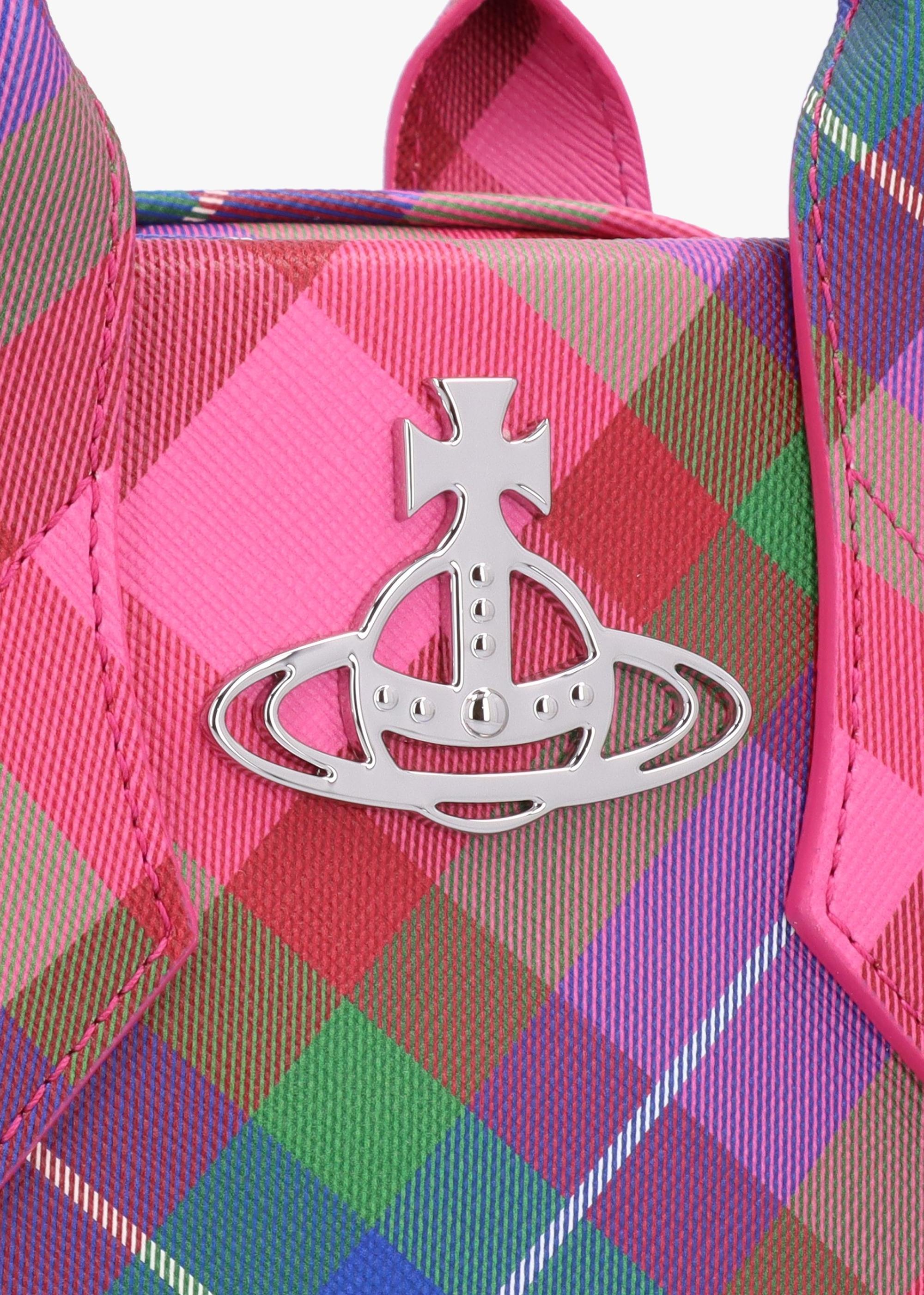 Vivienne Westwood Yasmine Medium Candy Tartan Tote Bag in