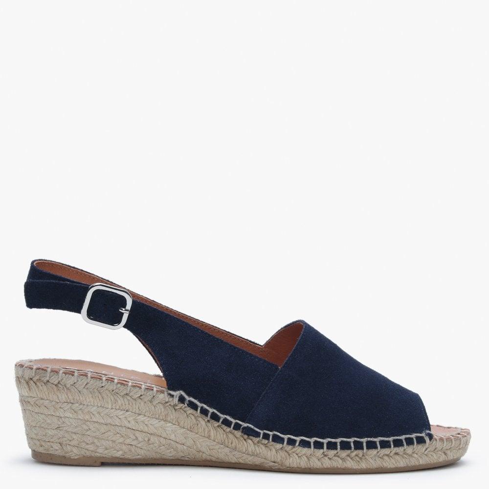 low espadrille sandals