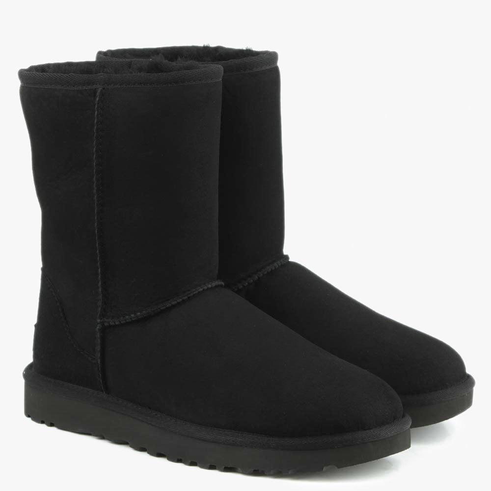 UGG Classic Short Ii Black Twinface Boots | Lyst
