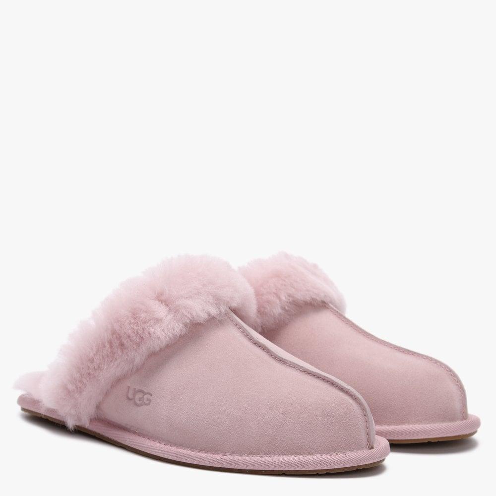 UGG Women's Scuffette Ii Pink Crystal Suede Shearling Slippers Save 11 Lyst