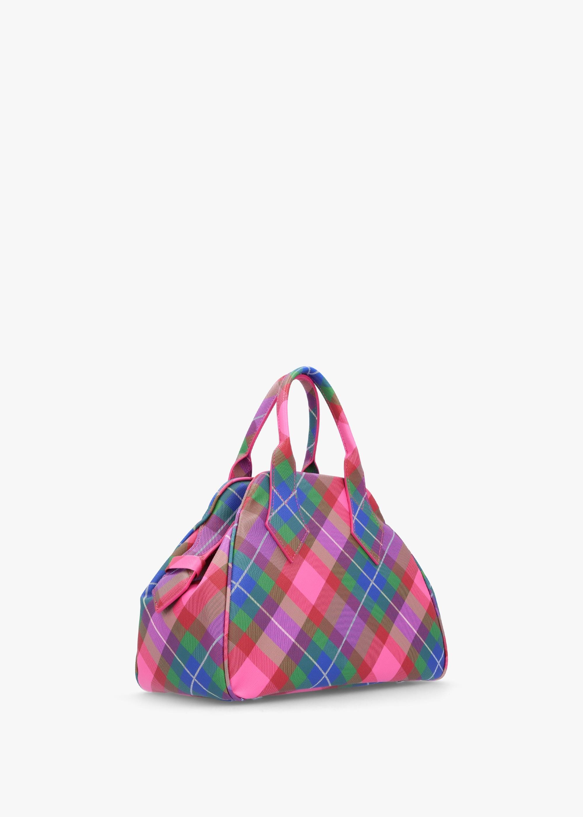 【Vivienne Westwood】Mini Yasmin Tote Bag Candy Tartan Yasmine Print Small Bag | Candy Tartan – Parlour X