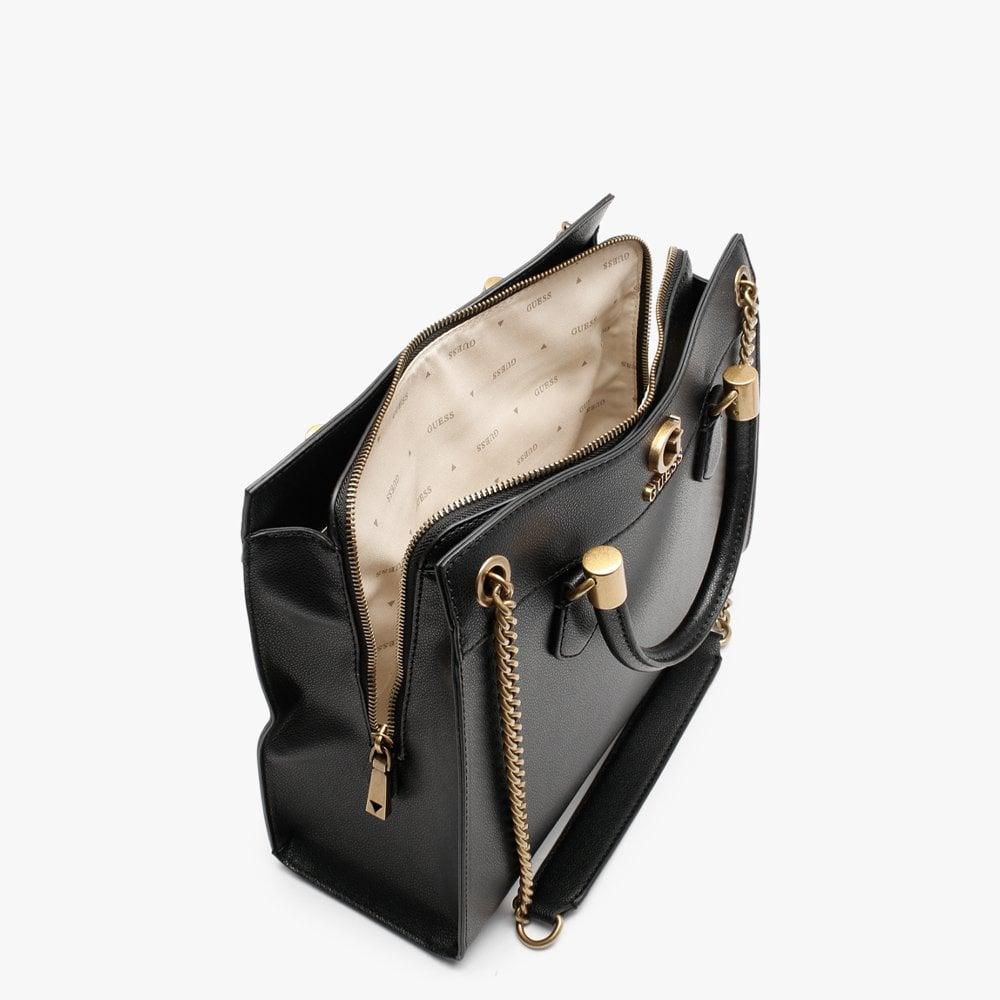 GUESS handbag Nell Mini Satchel S Black