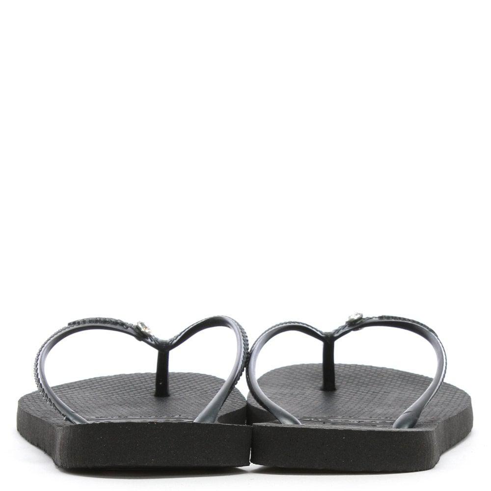 black diamante havaianas