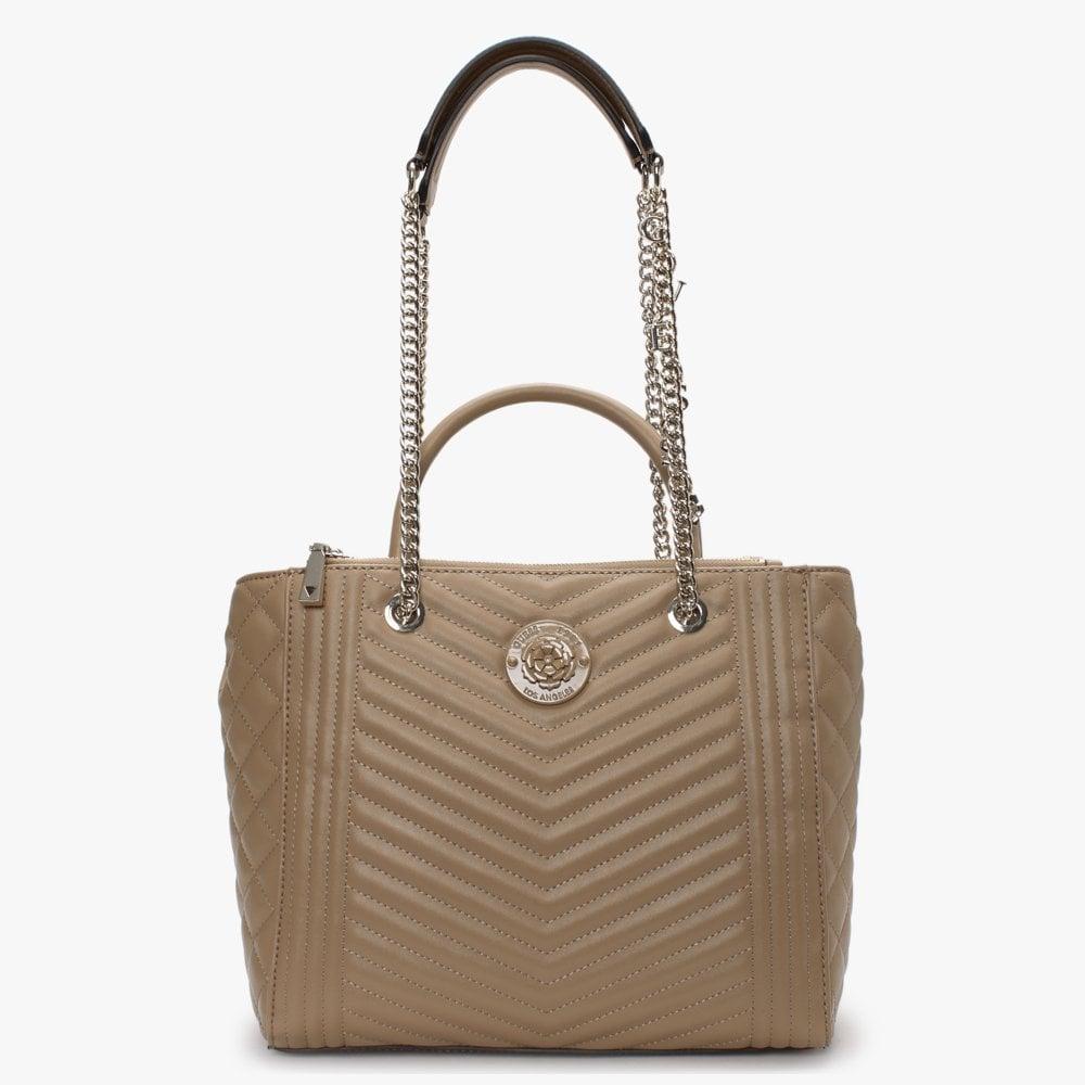 beige satchel