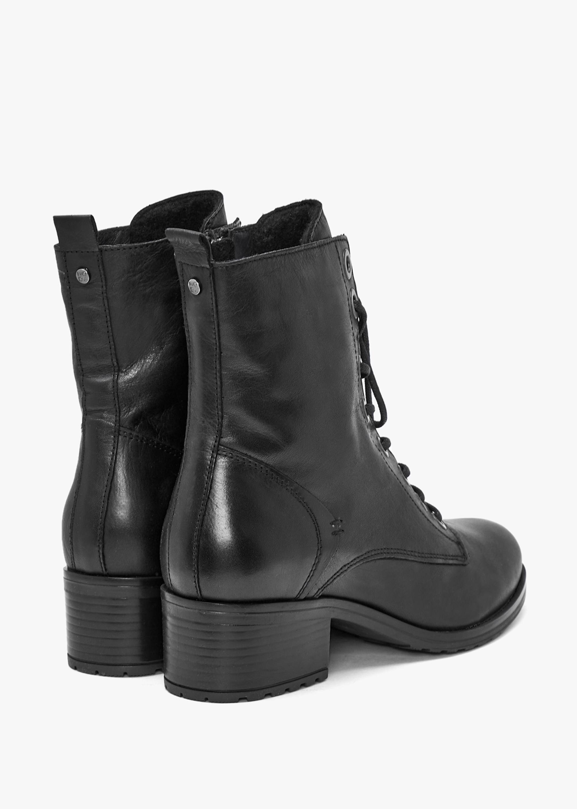 Mode de hot sale pelle ankle boots