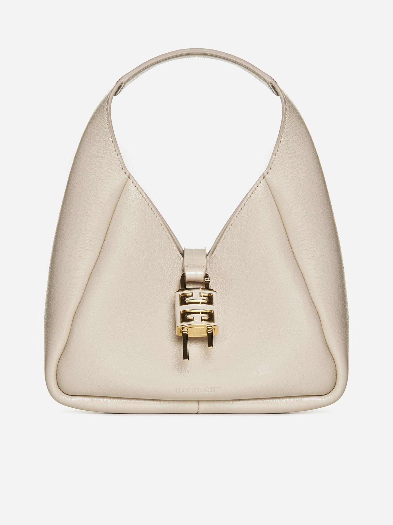 Givenchy G-hobo Mini Leather Bag in Natural | Lyst