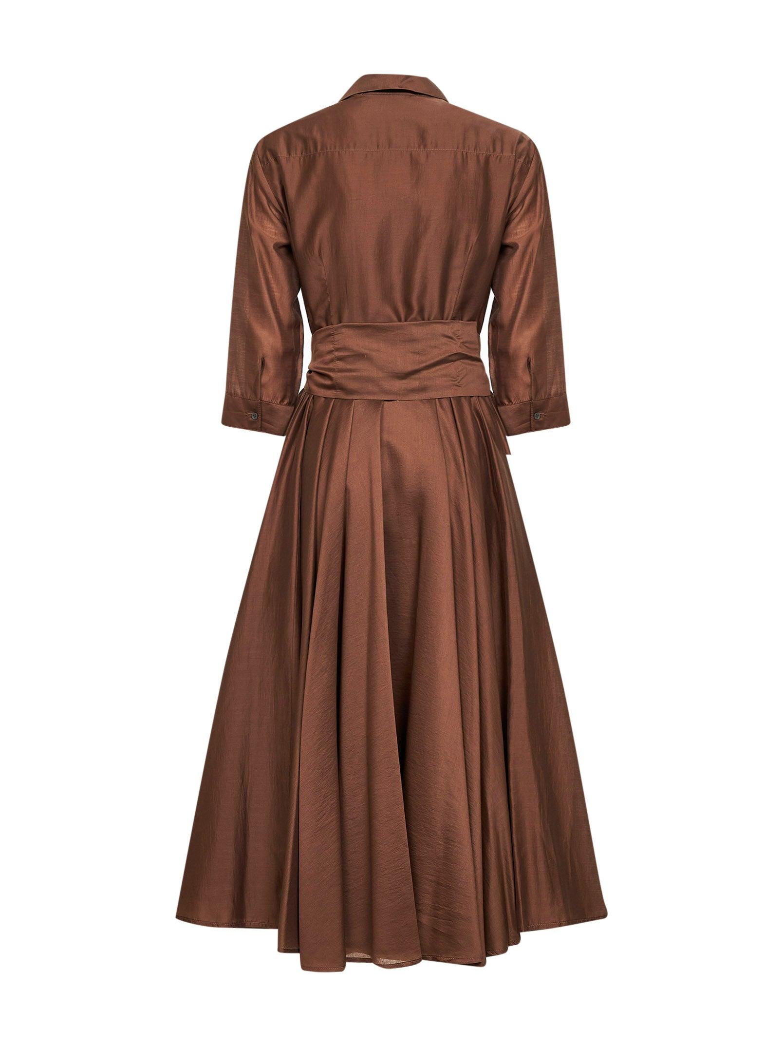 strapless open back dress Cocktail Hour Pink Stretch Sleeveless Plunge Ruched Midi Dress main image 1