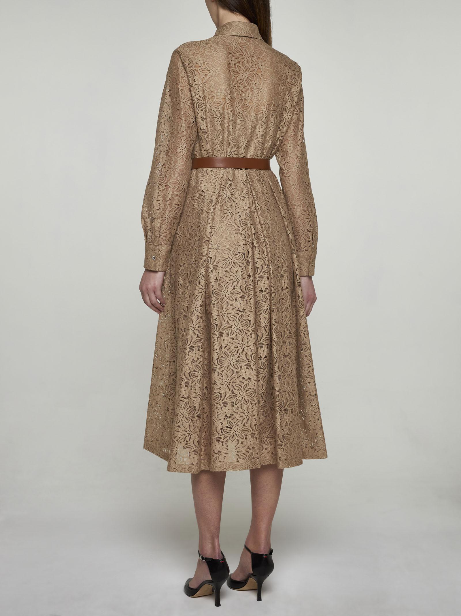 【関税＆送料込み】Max Mara 'Agrume' Dress MAX MARA Agrume pleated cotton-poplin midi wrap dress | NET