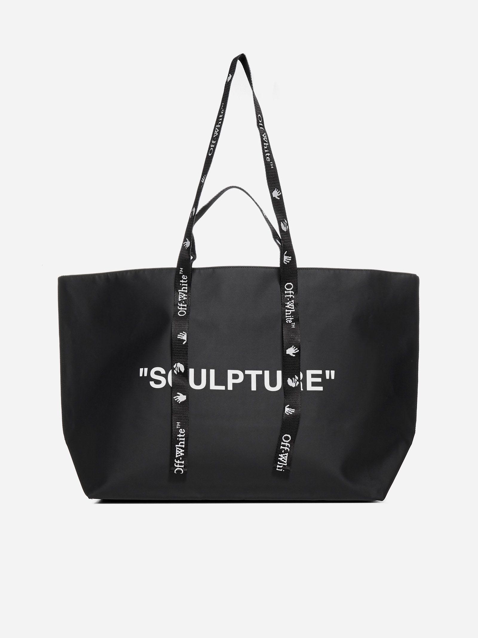 Off-White c/o Virgil Abloh Black Small Sculpture Tote Bag