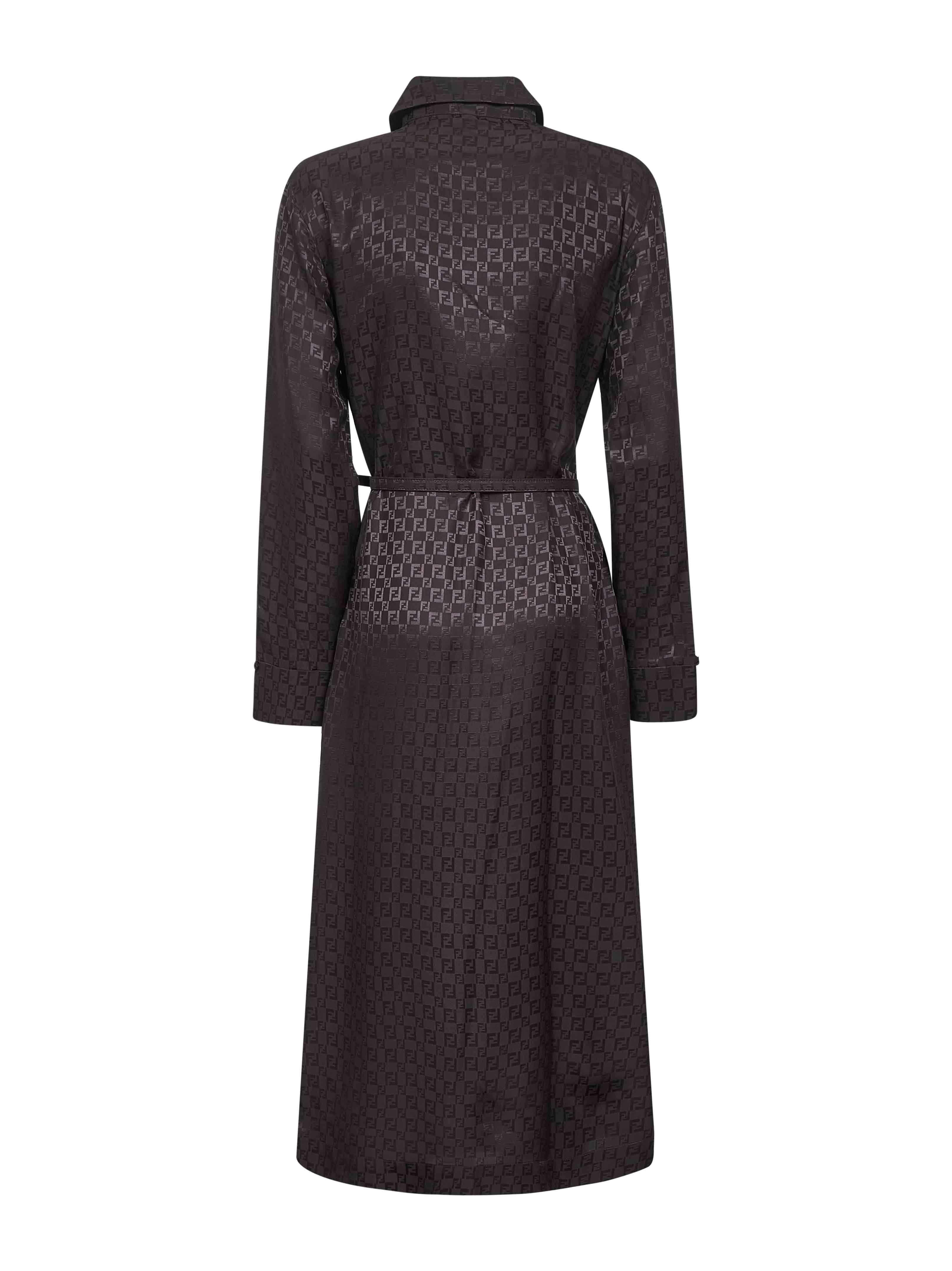 ワンピース FENDI Black Cotton Blend Dress FENDI Dresses - FENDI Women - YOOX United States-