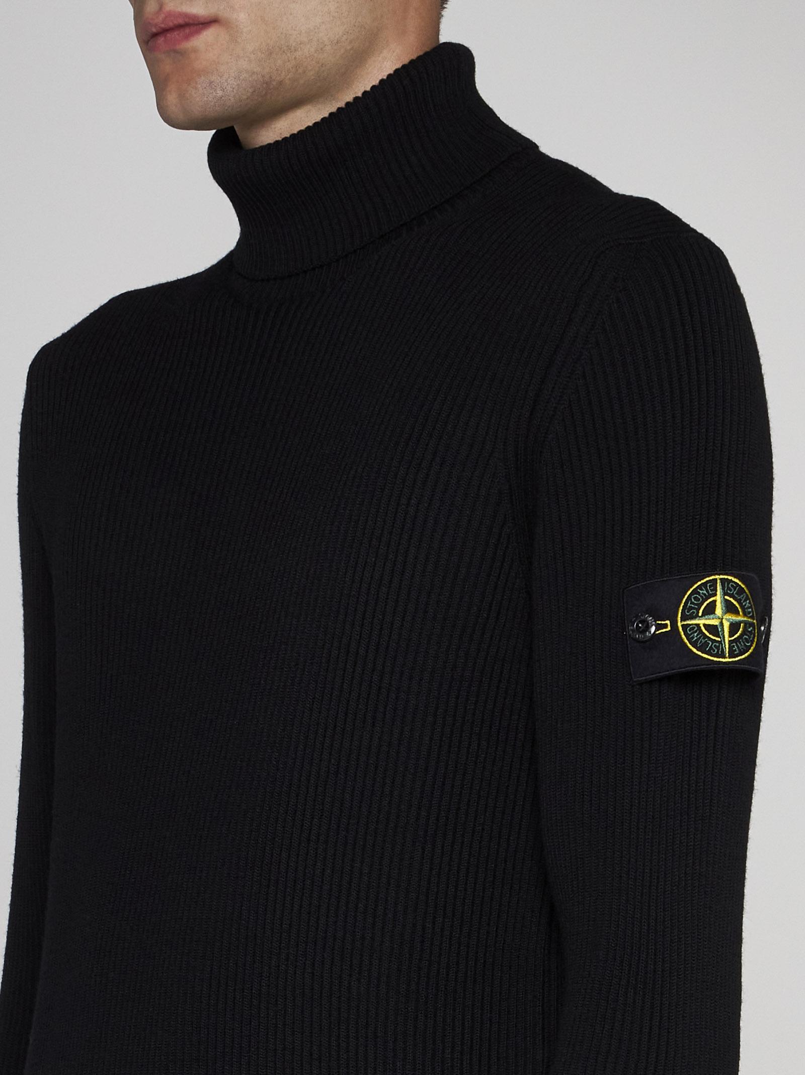 Stone Island Sweaters in Black for Men | Lyst