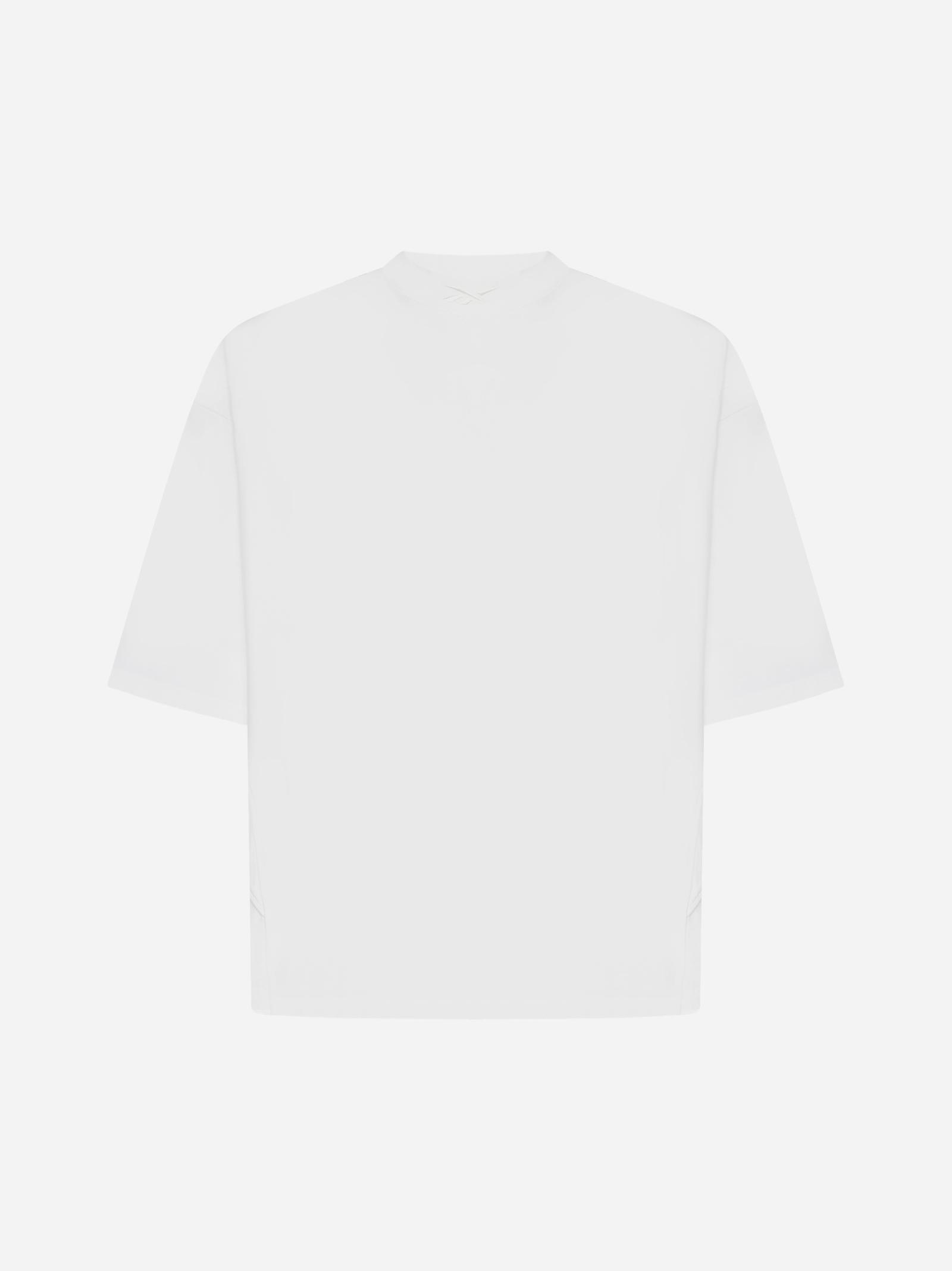 Reebok Logo Cotton T-shirt in White for Men | Lyst